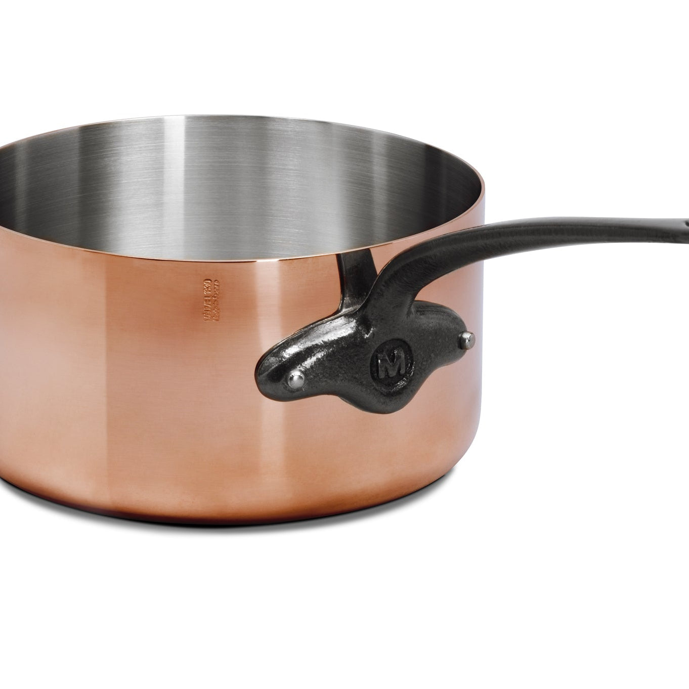 Mauviel 1830 M'HERITAGE 200 CI Sauce Pan With Cast Iron Handle - Mauviel USA