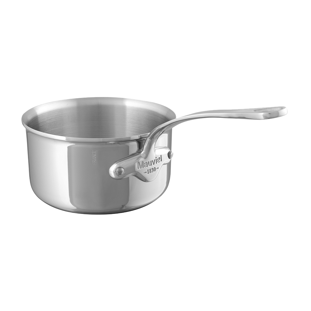Mauviel 1830 M'COOK 5-Ply Sauce Pan With Cast Stainless Steel Handle, 0.8-qt - Mauviel1830