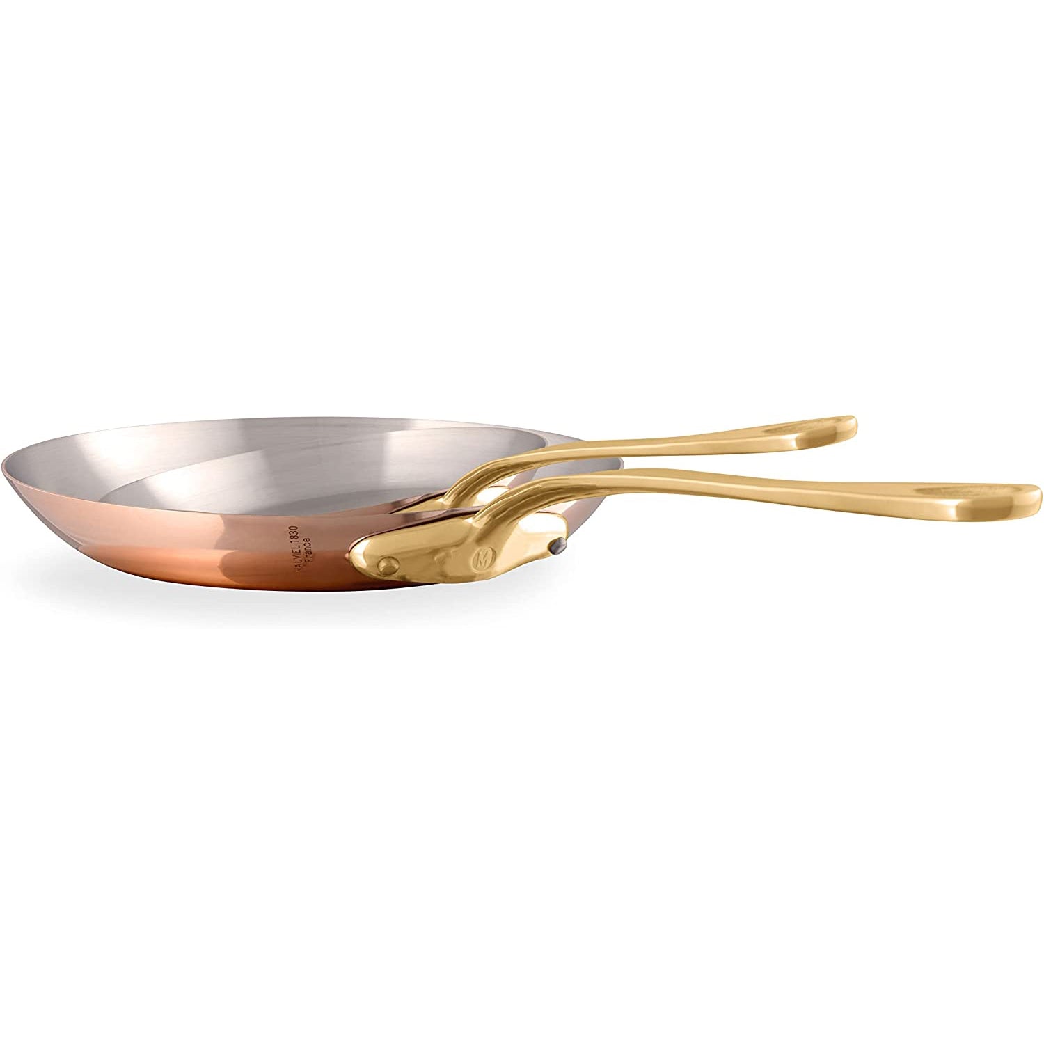 Mauviel 1830 M'HERITAGE 200 B 2-Piece Frying Pan Set With Bronze Handles - Mauviel USA