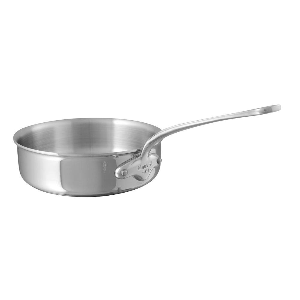 Mauviel 1830 M'COOK 5-Ply Saute Pan With Cast Stainless Steel Handle, 3.2-qt - Mauviel1830