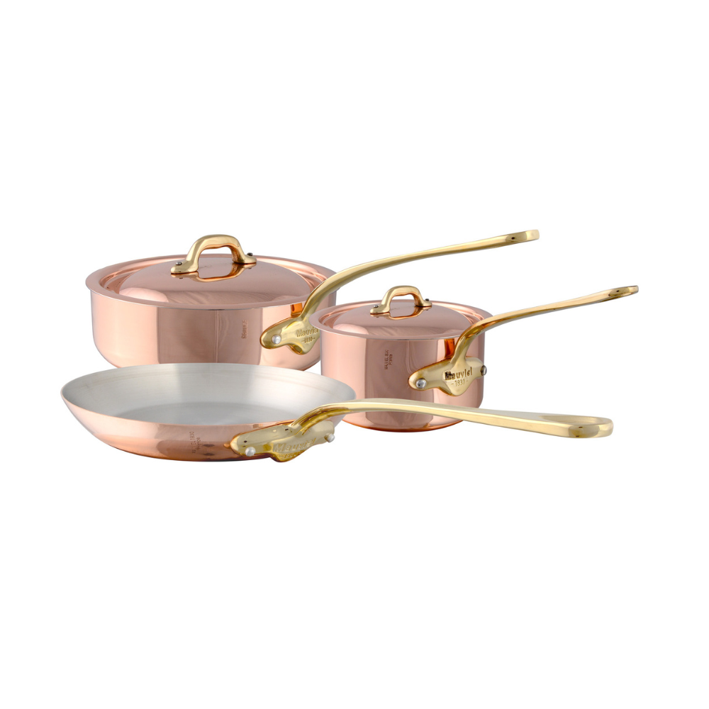 Mauviel M'150 B 5-Piece Cookware Set With Bronze Handles - Mauviel1830
