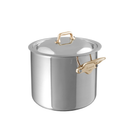 Mauviel M'COOK BZ Stockpot With Lid, Bronze Handles, 9.7-Qt - Mauviel USA