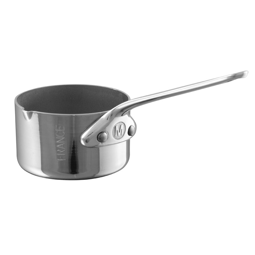 Mauviel M'MINIS Sauce Pan With Cast Stainless Steel Handle, 0.2-Qt - Mauviel1830